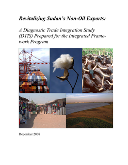 Sudan Diagnostic Trade Integration Study