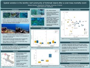 Spatial Variation in the Benthic Reef Community of Kiritimati Island After a Coral Mass Mortality Event