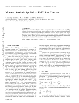 Moment Analysis Applied to LMC Star Clusters 3