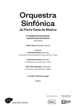 Orquestra Sinfónica Do Porto Casa Da Música
