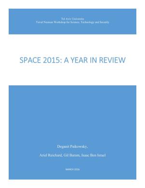 Space 2015: a Year in Review