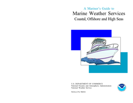 Mariner's Guide to Marine Weather Services