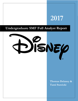 Undergraduate SMF Full Analyst Report