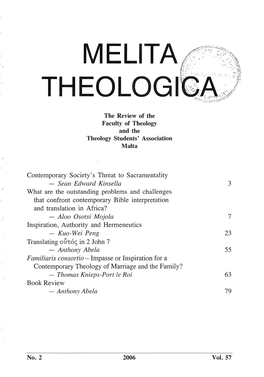 Melita Theologica 57-2 2006.Pdf