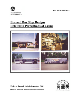 Bus and Bus Stop Designs Related to Perceptions of Crime