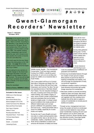 Gwent Glamorgan Recorders' Newsletter Issue 7