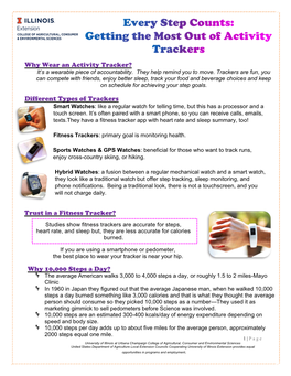 Why Wear an Activity Tracker? Different Types of Trackers Trust In