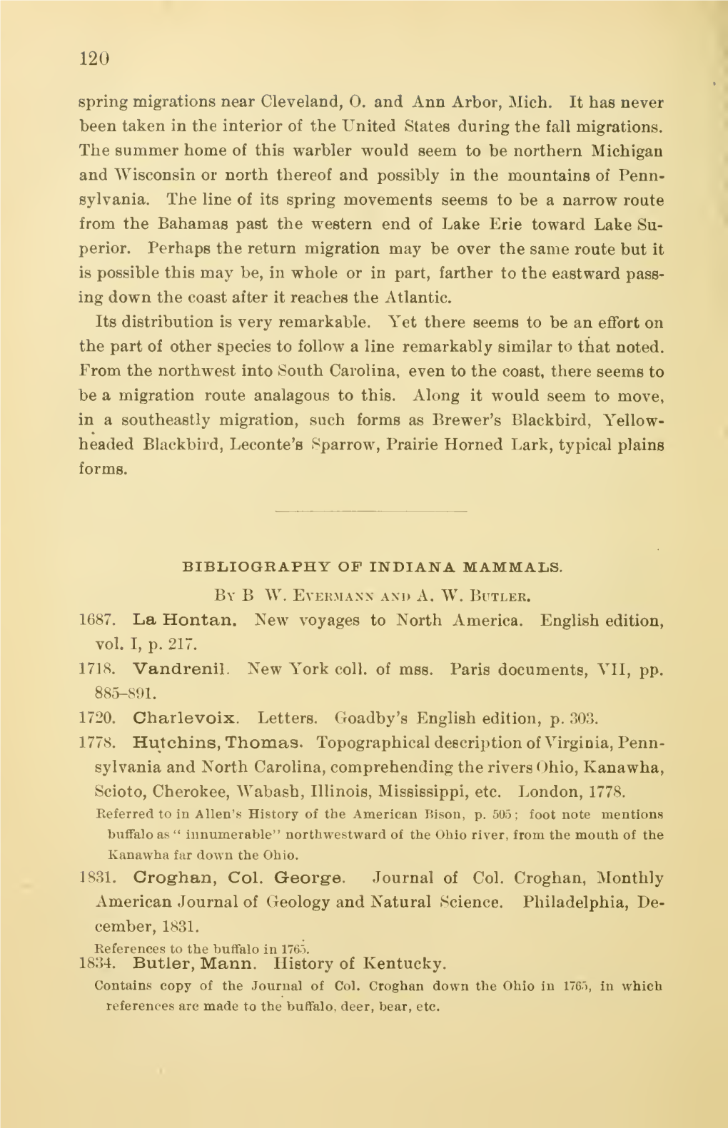 Proceedings of the Indiana Academy of Science