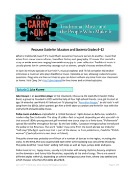 Resource Guide for Educators and Students Grades 4–12