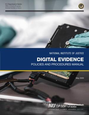 Digital Evidence Policies and Procedures Manual