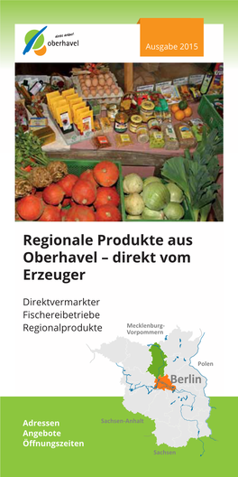 Regionale Produkte Aus Oberhavel – Direkt Vom Erzeuger