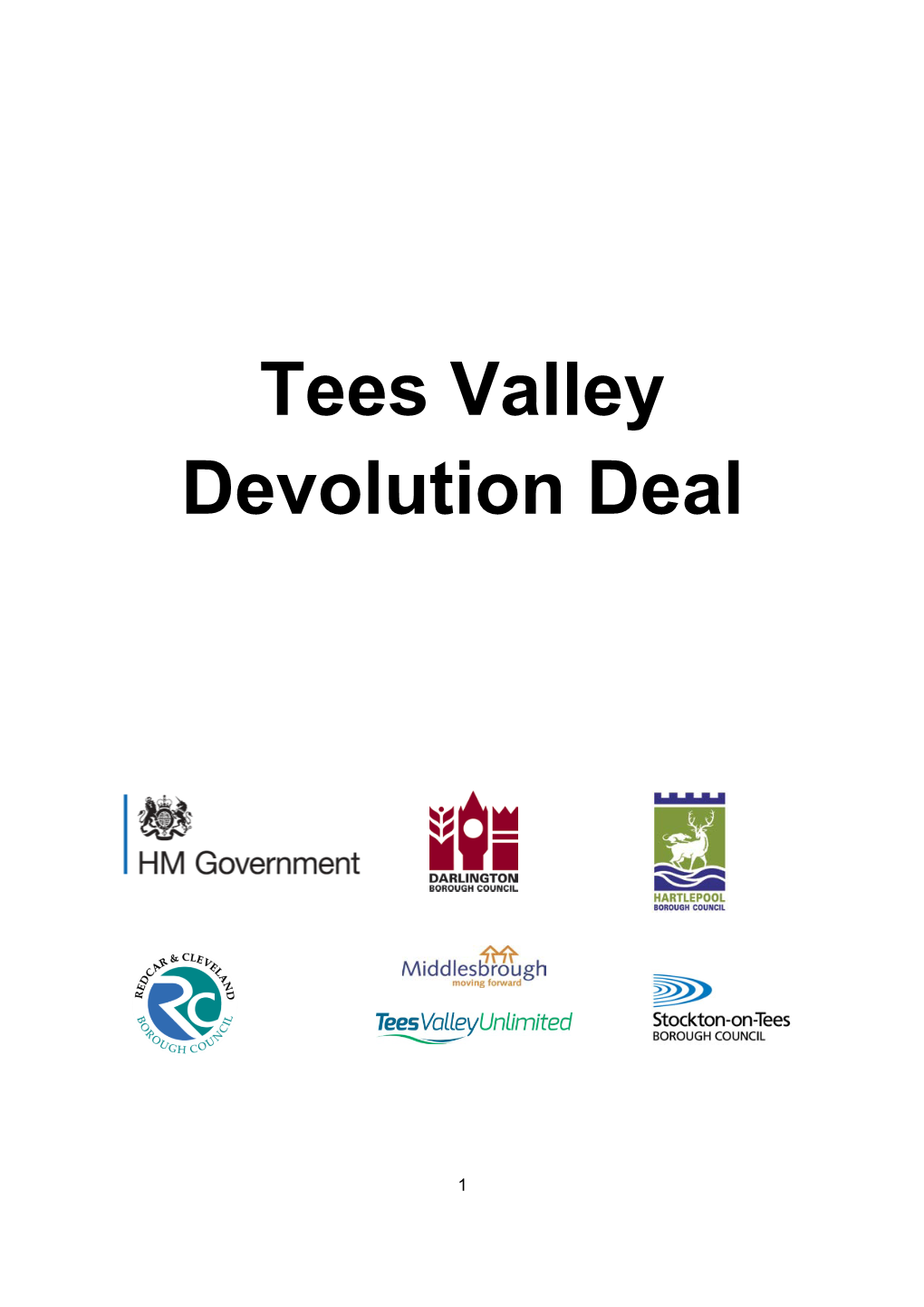 Tees Valley Devolution Deal