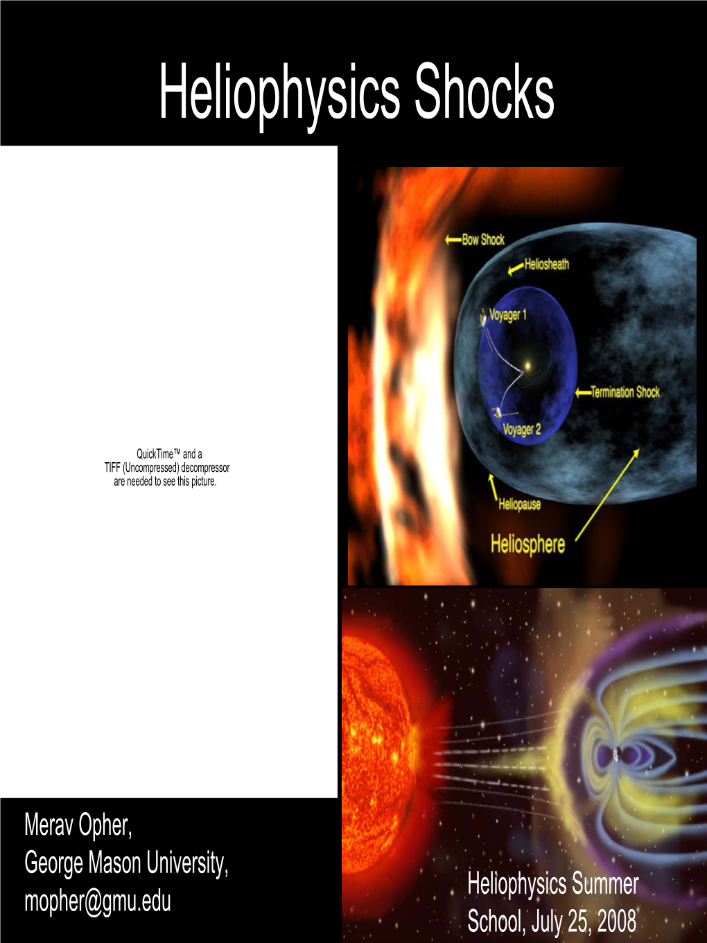 Heliophysics Shocks