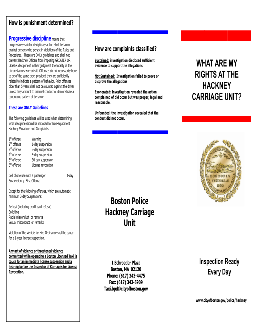 What Are My Rights at the Hackney Carriage Unit?