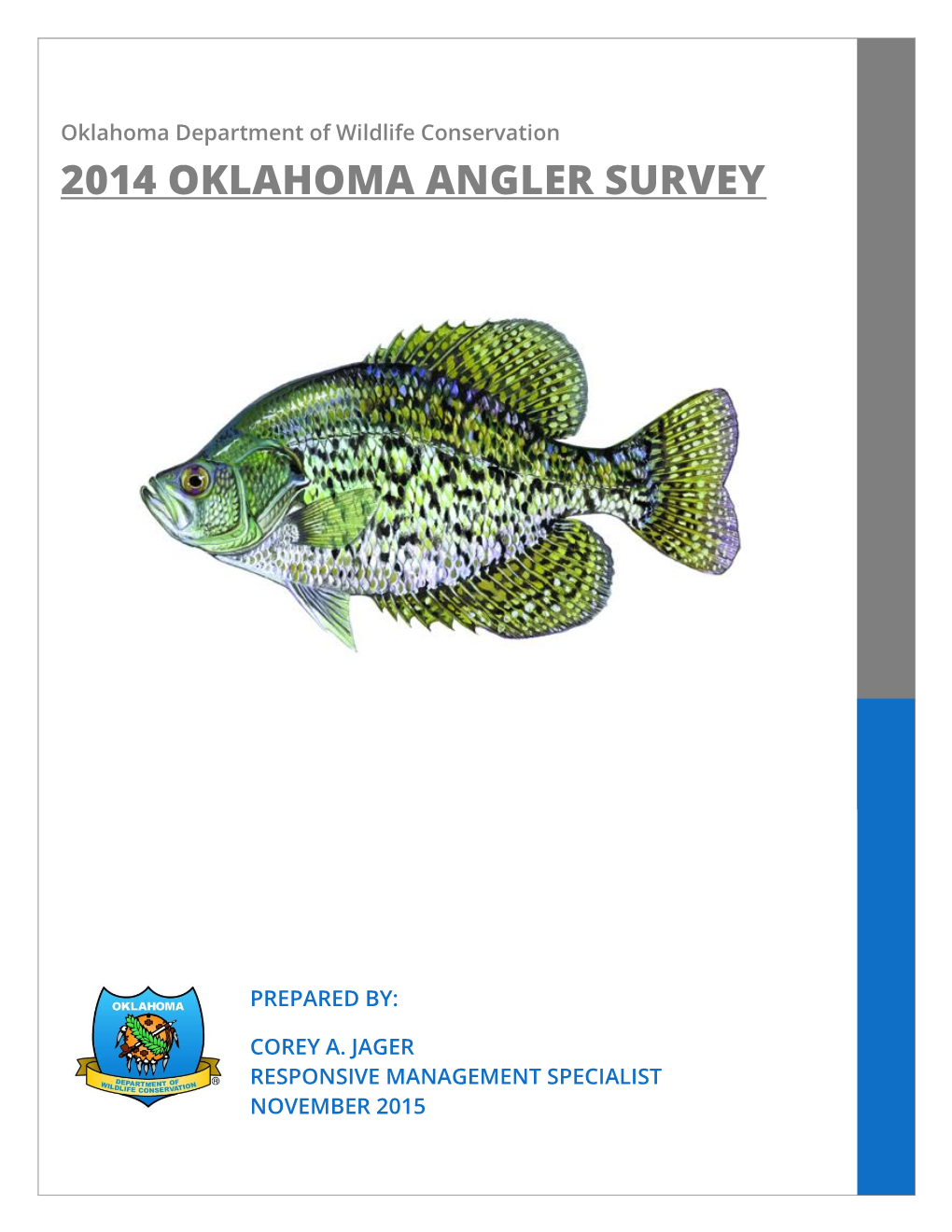 2014 Angler Survey Report