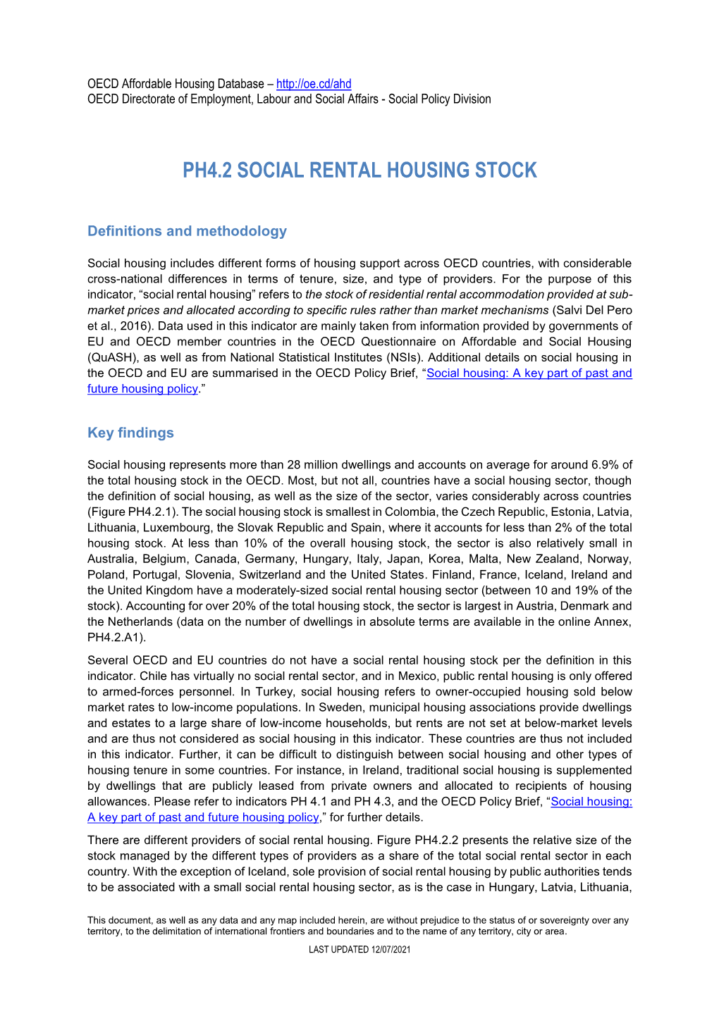 Ph4.2 Social Rental Housing Stock