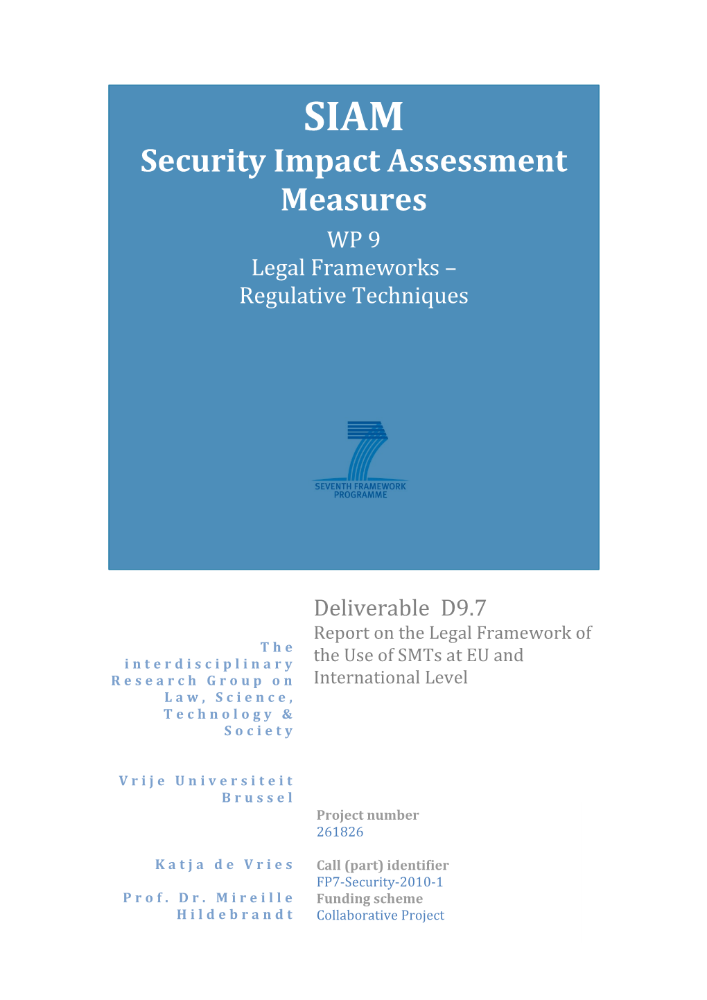 09.7 a Comparative Report with Regard to the Respective Case