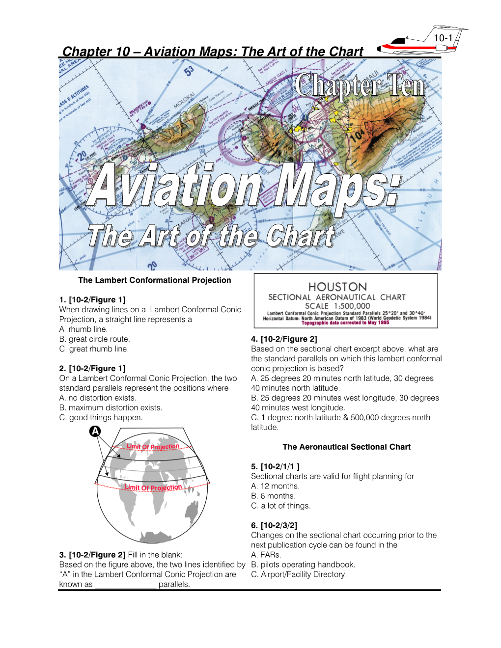 Chapter 10 – Aviation Maps: the Art of the Chart