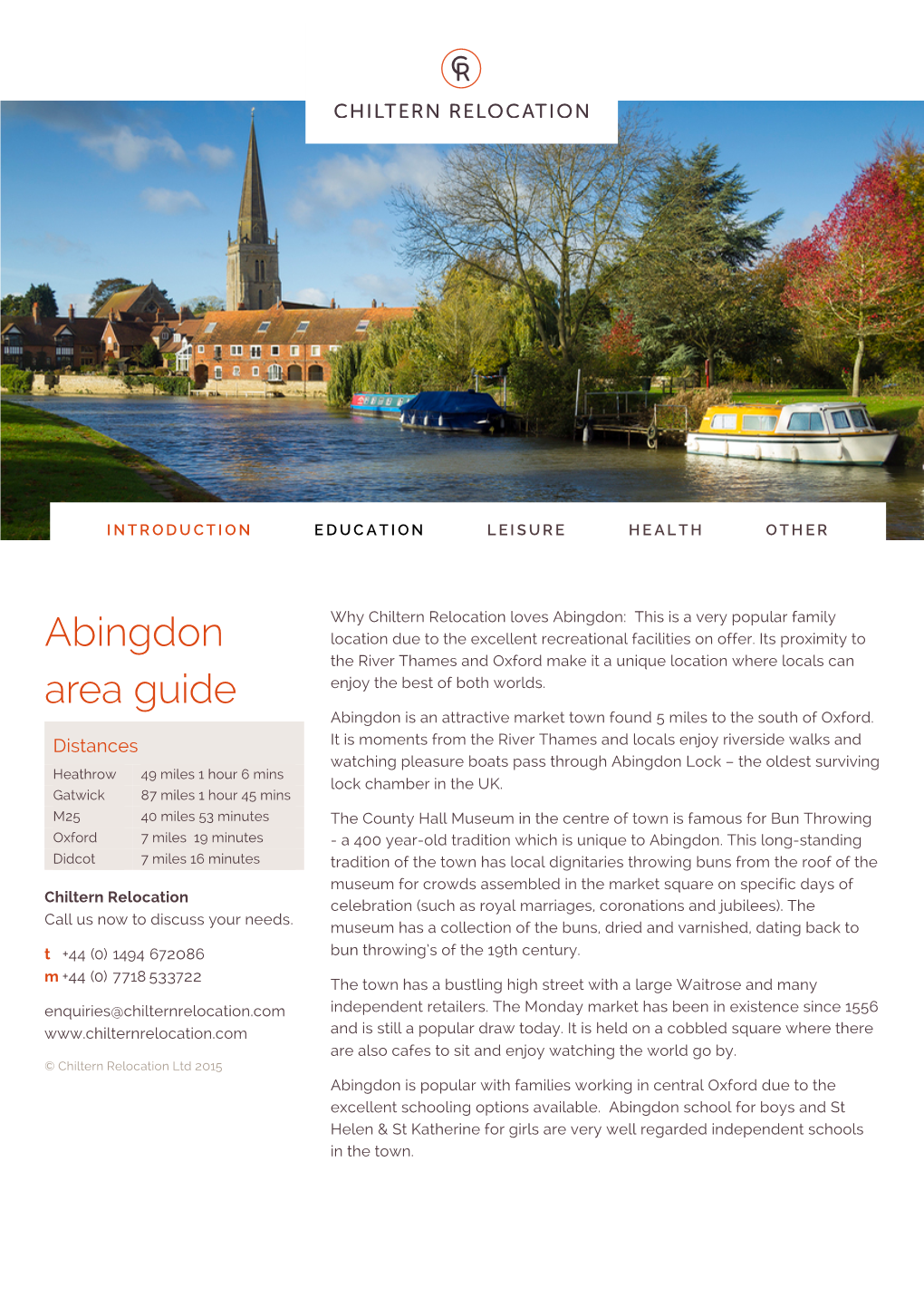 Abingdon Area Guide