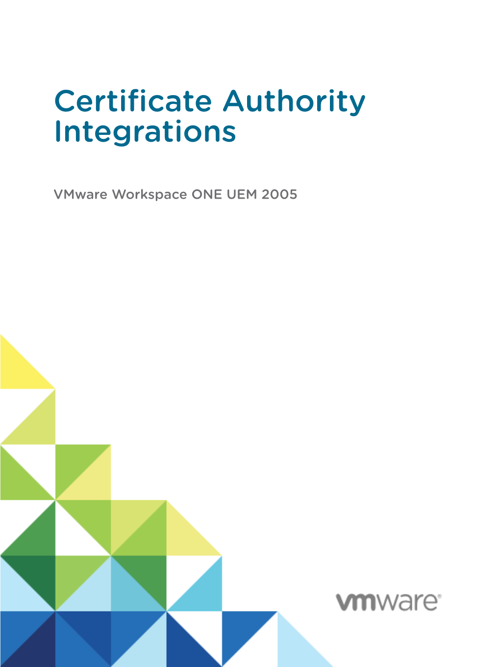 Certificate Authority Integrations