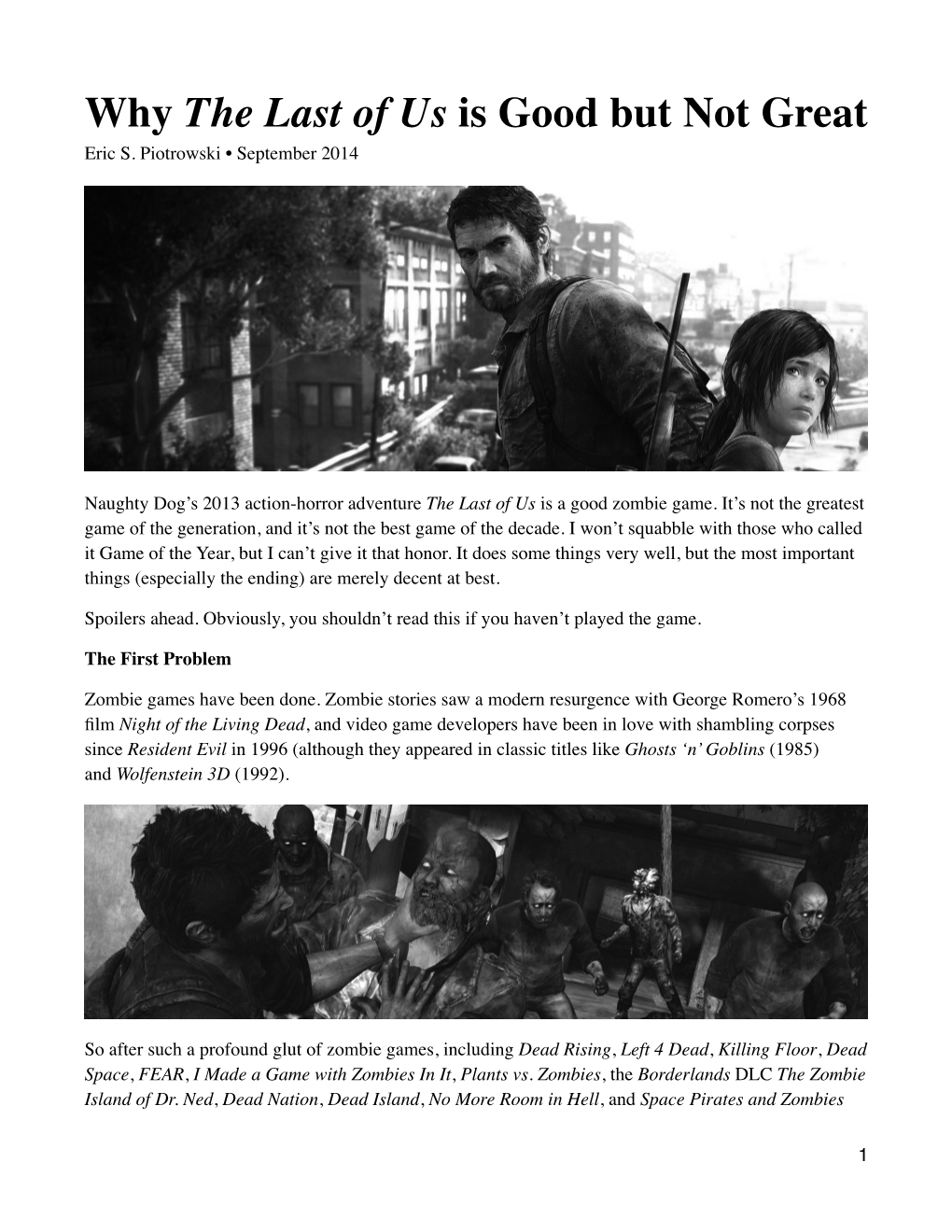 ESP on the Last of Us