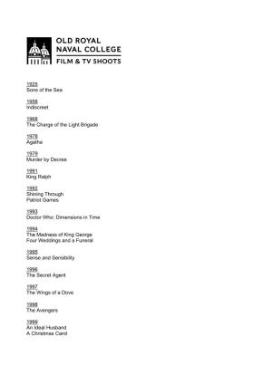ORNC Film Tour List Jun20