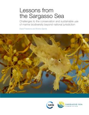 Lessons from the Sargasso Sea Challenges to the Conservation and Sustainable Use of Marine Biodiversity Beyond National Jurisdiction