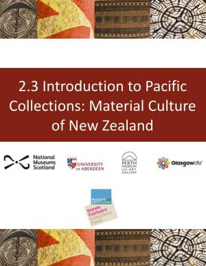 Material Culture of New Zealand