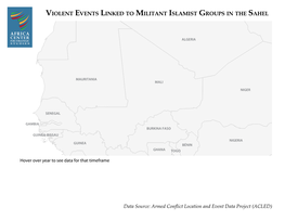 Violent Events Linked to Militant Islamist Groups in the Sahel