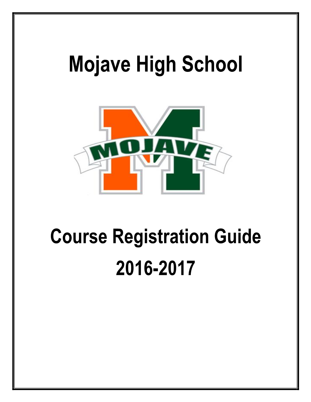 Course Registration Guide 2016-2017