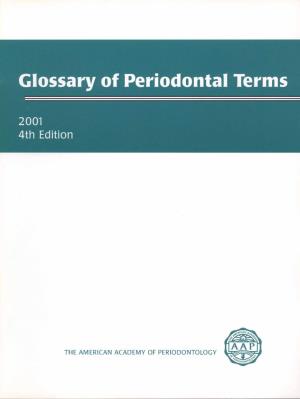 Glossary of Periodontal Terms.Pdf