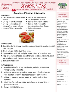 Open-Faced Tuna Melt Sandwich