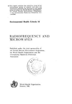 Radiofrequency and Microwaves