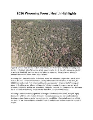 2016 Wyoming Forest Health Highlights