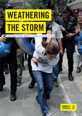 WEATHERING the STORM Defending Human Rights in Turkey’S Climate of Fear