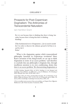 Prospects for Post-Copernican Dogmatism