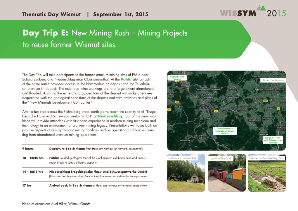 New Mining Rush – Mining Projects to Reuse Former Wismut Sites
