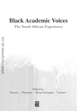 Negotiating the Academy: Black Bodies