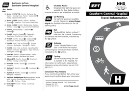 Travel Information Southern General Hospital