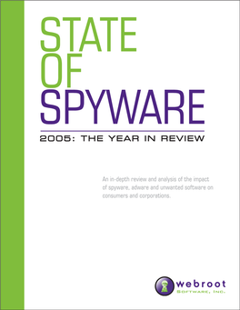 State of Spyware 2005