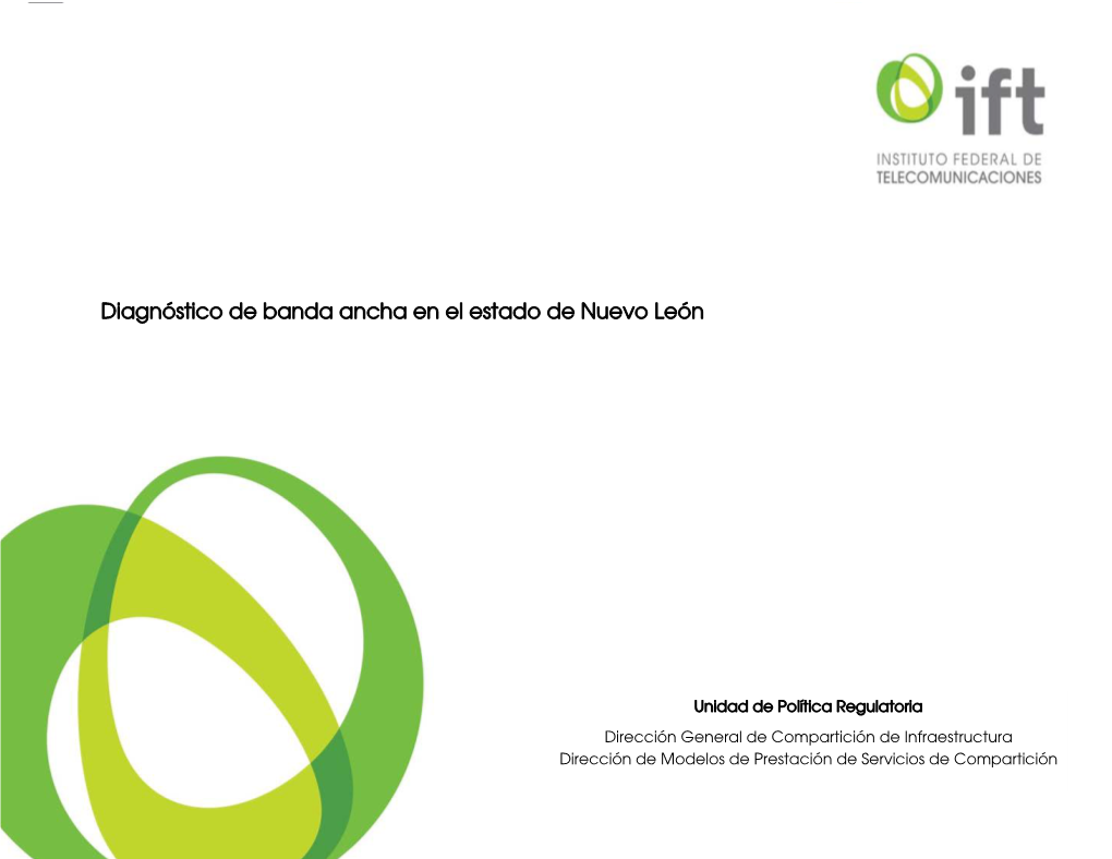 Diagnóstico De Banda Ancha En El Estado De Nuevo León