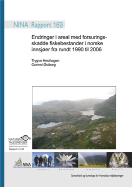 Skadde Fiskebestander I Norske Innsjøer Fra Rundt 1990 Til 2006