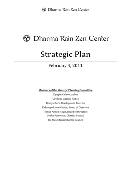 Strategic Plan February 4, 2011