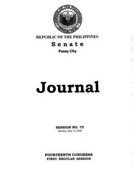 Journal No. 75