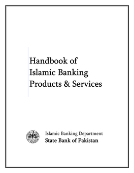 Handbook of Islamic Banking Products & Services