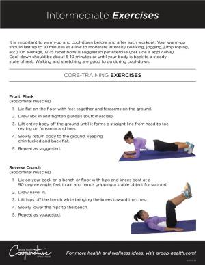 Intermediate Exercises