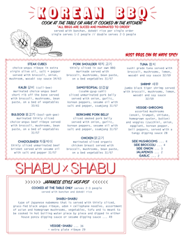 KOREAN BBQ SHABU X SHABU