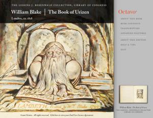 The Book of Urizen O® London, Ca