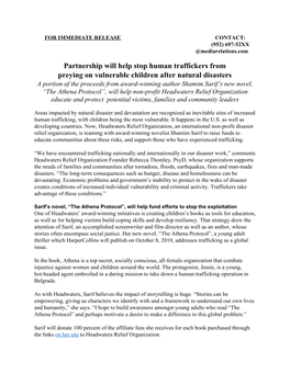 Partnership Will Help Stop Human Traffickers from Preying On