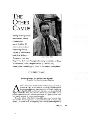 Among Paris's Postwar Intellectuals, Albert Camus Stood Apart-Both for His Independence and His Compelling Lucidity